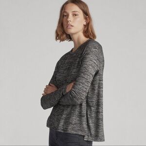 Rag & Bone Jean Camden Marled Soft Long Sleeve Lightweight Sweater Top Size M
